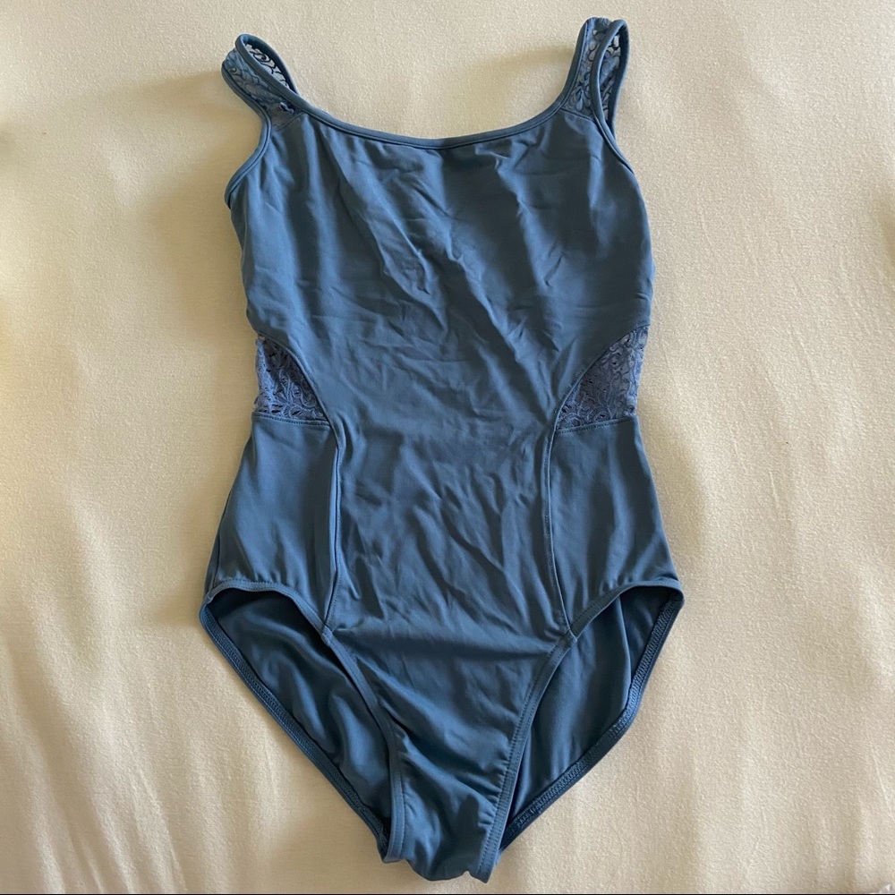 Blue ballet leotard
